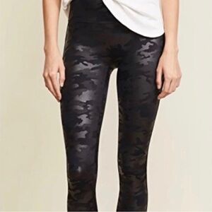 SPANX Black Camo High-Waisted Leggings